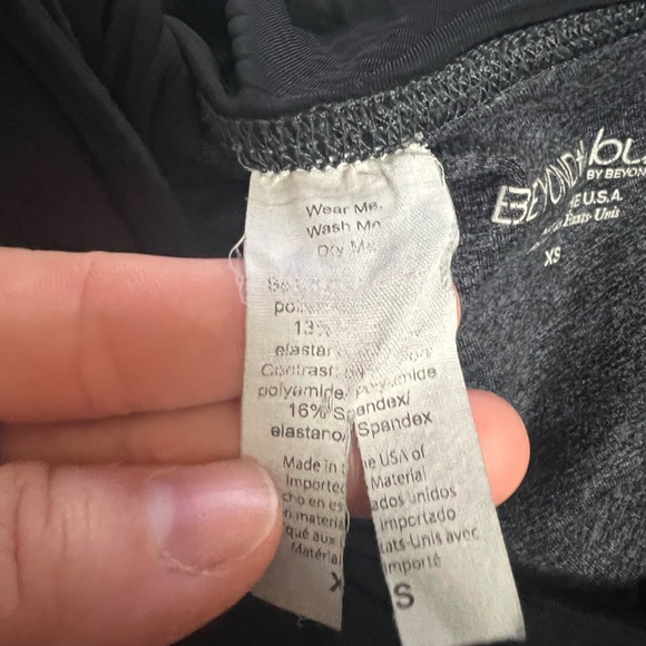 Beyond The Bump By Beyond Yoga Gray Space Dye Maternity Leggings Size XS - Picture 7 of 8